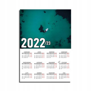KALENDARZ Plakatowy 32x44 Morze JEZIORA Ocean MiX