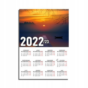 KALENDARZ Plakatowy 32x44 Morze JEZIORA Ocean MiX