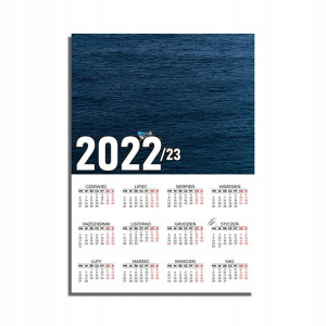 KALENDARZ Plakatowy 32x44 MORZE Ocean Wodospady