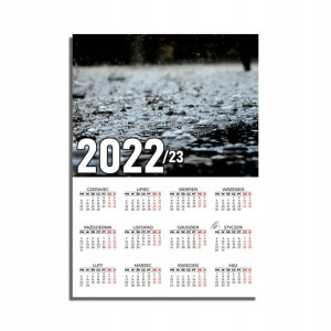 KALENDARZ Plakatowy 32x44 MORZE Ocean Wodospady