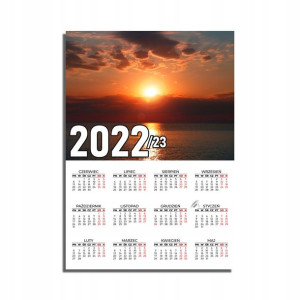 KALENDARZ Plakatowy 32x44 MORZE Ocean Wodospady