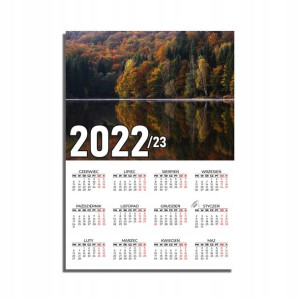 KALENDARZ Plakatowy 32x44 MORZE Ocean Wodospady