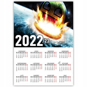 KALENDARZ Plakatowy 32x44 WIELE WZORÓW 2022/2023