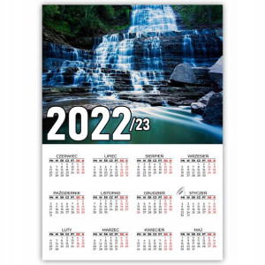 KALENDARZ Plakatowy 32x44 WIELE WZORÓW 2022/2023