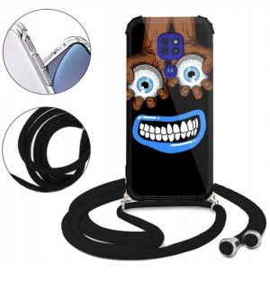 Etui CROSSBODY do MOTOROLA G9 Męskie Anime Wzory