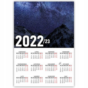 KALENDARZ Plakatowy 32x44 WIELE WZORÓW 2022/2023