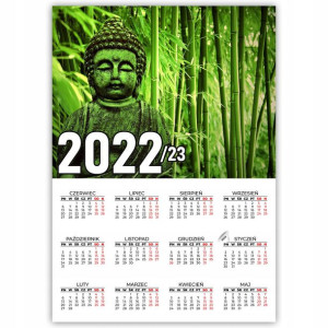 KALENDARZ Plakatowy 32x44 Wiele Wzorów BUDDA MIX