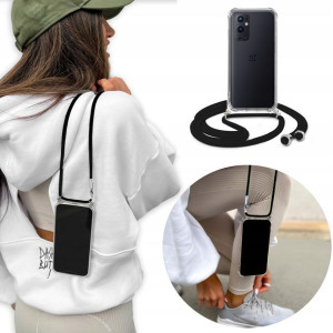 Etui Crossbody do ONEPLUS 9 PRO + Czarny Sznurek