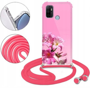 Etui CROSSBODY do OPPO A53s Case Letnie Top Wzory