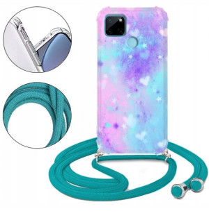 Etui CROSSBODY do REALME C25Y Case Letnie Wzory