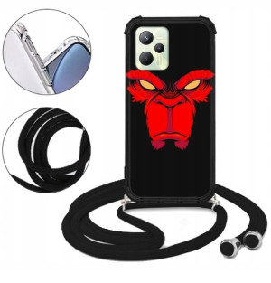 Etui CROSSBODY do REALME C35 Męskie Anime Wzory