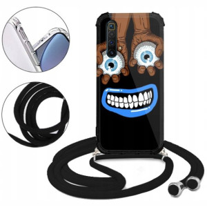 Etui CROSSBODY do REALME X50 5G Męskie Anime Wzory