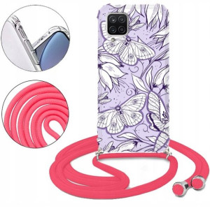 Etui CROSSBODY do SAMSUNG A12 5G Case Letnie Wzory