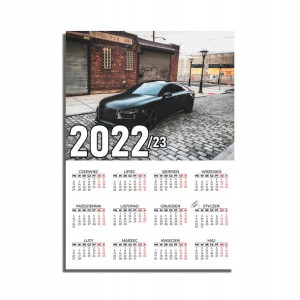 KALENDARZ Plakatowy 32x44 Wiele Wzorów SAMOCHODY