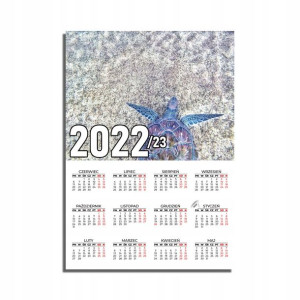 KALENDARZ Plakatowy 32x44 Wzory ZWIERZĘTA 22/23