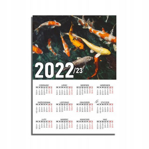 KALENDARZ Plakatowy 32x44 Wzory ZWIERZĘTA 22/23