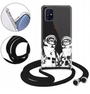 Etui CROSSBODY do SAMSUNG M31s Męskie Anime Wzory