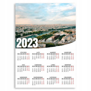 Kalendarz Ścienny 2023 Roczny 50x70 Cm Wzory Góry