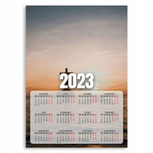 Kalendarz Ścienny 2023 Roczny 50x70 Wzory Jezus