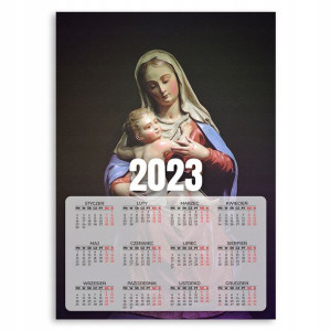 Kalendarz Ścienny 2023 Roczny 50x70 Wzory Jezus