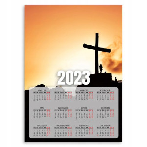 Kalendarz Ścienny 2023 Roczny 50x70 Wzory Jezus