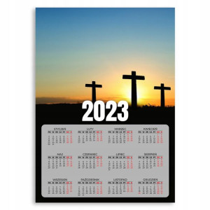 Kalendarz Ścienny 2023 Roczny 50x70 Wzory Jezus