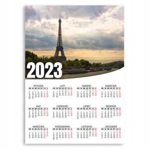 Kalendarz Ścienny 2023 Roczny 50x70 Wzory Kanion