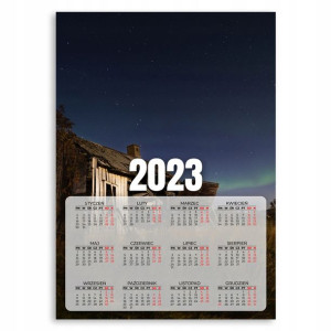Kalendarz Ścienny 2023 Roczny 50x70 Wzory Kosmos
