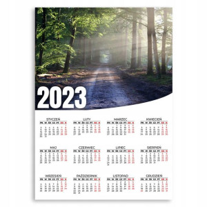 Kalendarz Ścienny 2023 Roczny 50x70 Wzory Kosmos