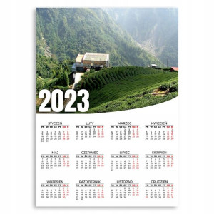 Kalendarz Ścienny 2023 Roczny 50x70 Wzory Latarnia