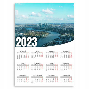 Kalendarz Ścienny 2023 Roczny 50x70 Wzory Morze