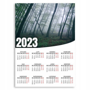 Kalendarz Ścienny 2023 Roczny 50x70 Wzory Nature