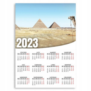 Kalendarz Ścienny 2023 Roczny 50x70 Wzory Niebo