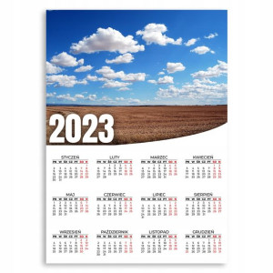 Kalendarz Ścienny 2023 Roczny 50x70 Wzory Niebo