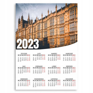Kalendarz Ścienny 2023 Roczny 50x70 Wzory Niebo