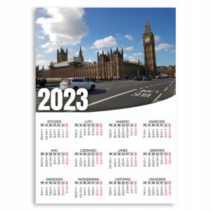 Kalendarz Ścienny 2023 Roczny 50x70 Wzory Niebo