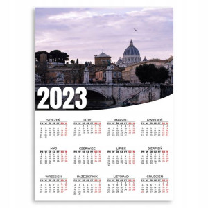 Kalendarz Ścienny 2023 Roczny 50x70 Wzory Niebo