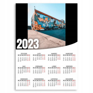 Kalendarz Ścienny 2023 Roczny 50x70 Wzory Ocean