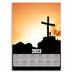 Kalendarz Ścienny 2023 Roczny 50x70 Wzory Religia