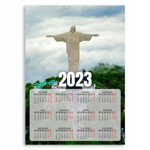 Kalendarz Ścienny 2023 Roczny 50x70 Wzory Religia