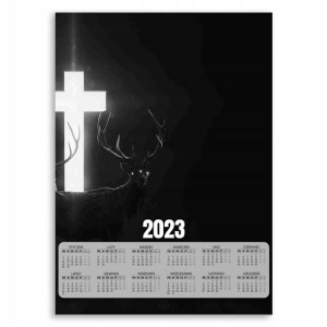 Kalendarz Ścienny 2023 Roczny 50x70 Wzory Religia