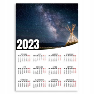 Kalendarz Ścienny 2023 Roczny 50x70 Wzory Religia