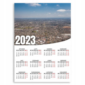 Kalendarz Ścienny 2023 Roczny 50x70 Wzory River