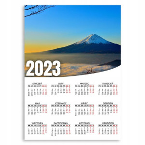 Kalendarz Ścienny 2023 Roczny 50x70 Wzory Rzepak