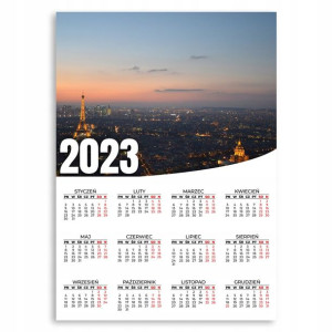Kalendarz Ścienny 2023 Roczny 50x70 Wzory Skały