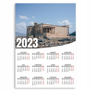 Kalendarz Ścienny 2023 Roczny 50x70 Wzory Widok