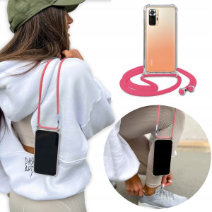 Etui Crossbody do XIAOMI REDMI NOTE 10 PRO Róż