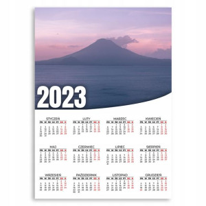 Kalendarz Ścienny 2023 Rok 50x70cm Mgliste Wzory