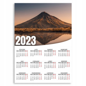 Kalendarz Ścienny 2023 Rok 50x70cm Woda Góry Wzory