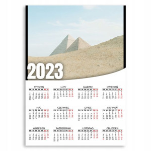 Kalendarz Ścienny 2023 Rok XL 50x70cm Egipt Wzory